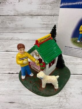 Department 56 “Ben and Buddy’s Lemonade Stand” The Orginal Snow Village